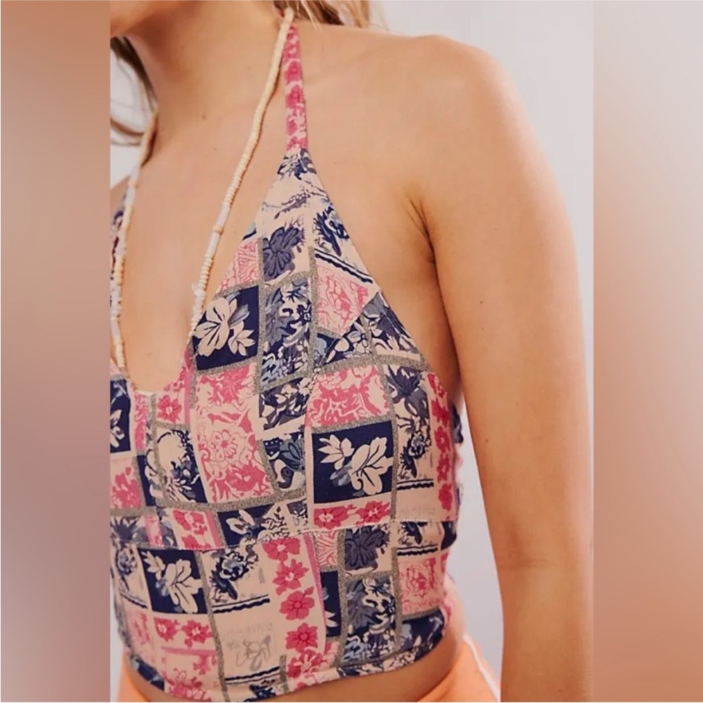 NWOT Free People Rae Halter Top - Picture 4 of 7